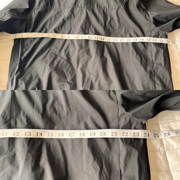 NWT Weatherproof Men’s Two-Way Stretch Rain Jacket L Black - Picture 13 of 14